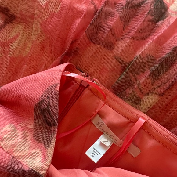 NWT Hutch Costella Strapless Pleated Tulle Dress - Picture 3 of 4